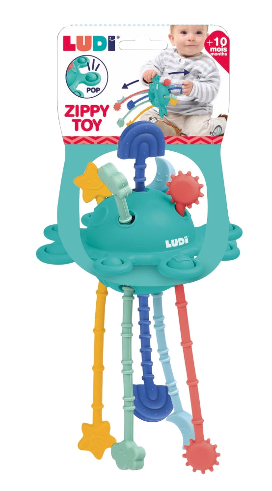 LUDI Zippy Sensorinis zaislas smulkiajai motorikai lavinti lavinamieji zaislai