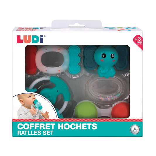 LUDI barskuciai kudikiui 4 vnt rinkinys packed lavinamieji zaislai