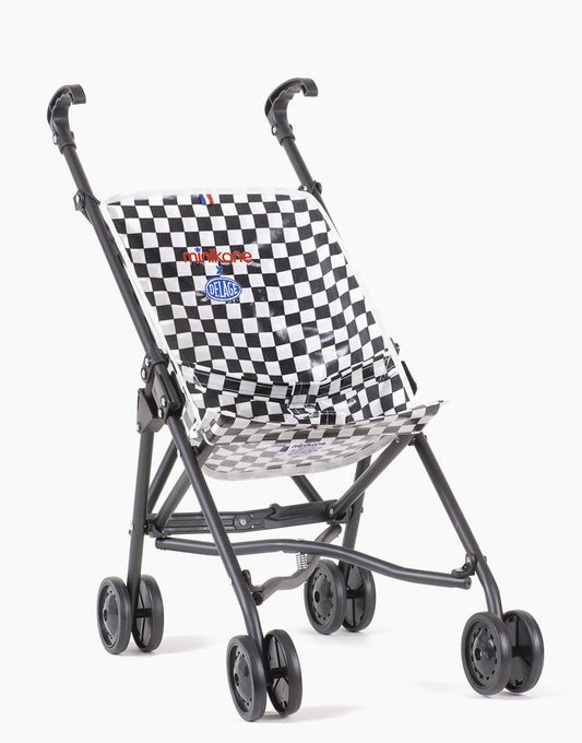 Minikane leliu vezimelis X Delage White Black rubai lelems aksesuarai lelems