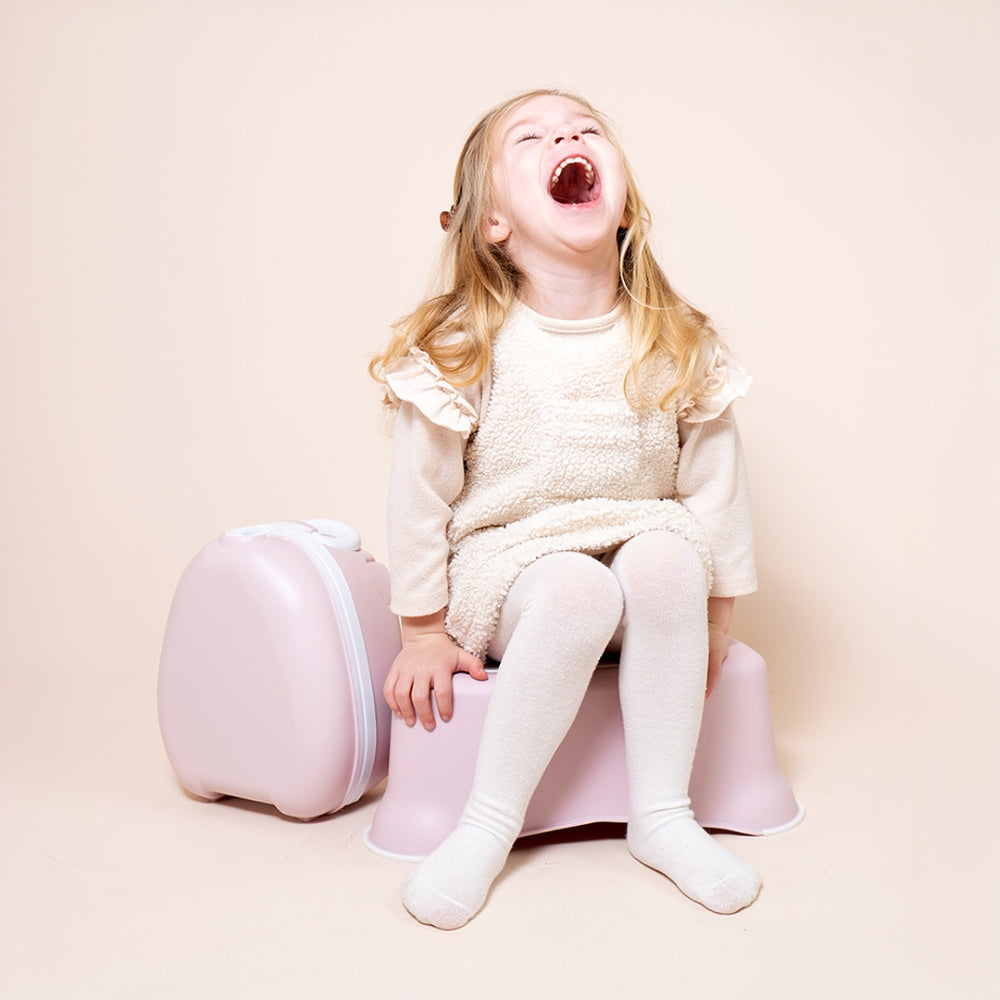My Carry Potty svelniai rausvas kelioninis naktipuodis nesiojamas naktipuodis vaikams kid sitting