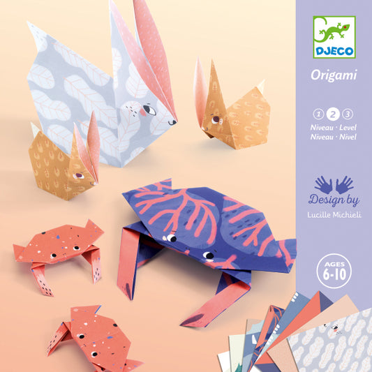 Origami Djeco seima uzduotys vaikams