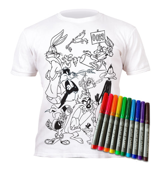Splat Planet marskineliai su flomasteriais Looney Tunes