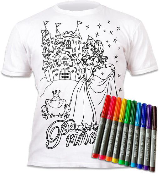 Splat Planet marskineliai su flomasteriais Princeses