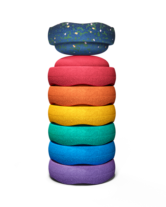 Stapelstein Spring Special Mini Rainbow Classic rinkinukas