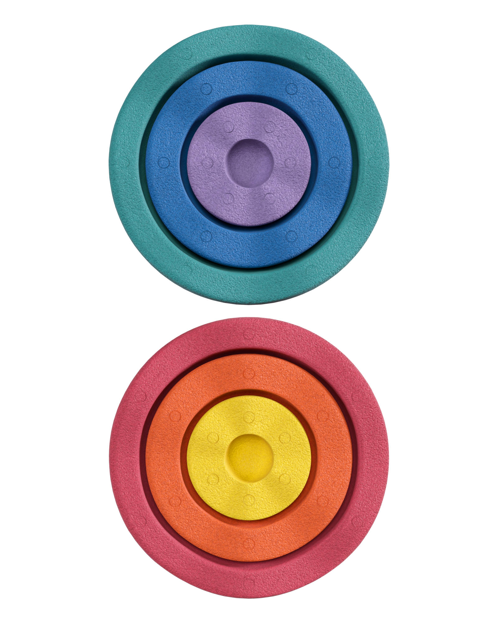 Stapelstein Inside Rainbow classic stacked inside