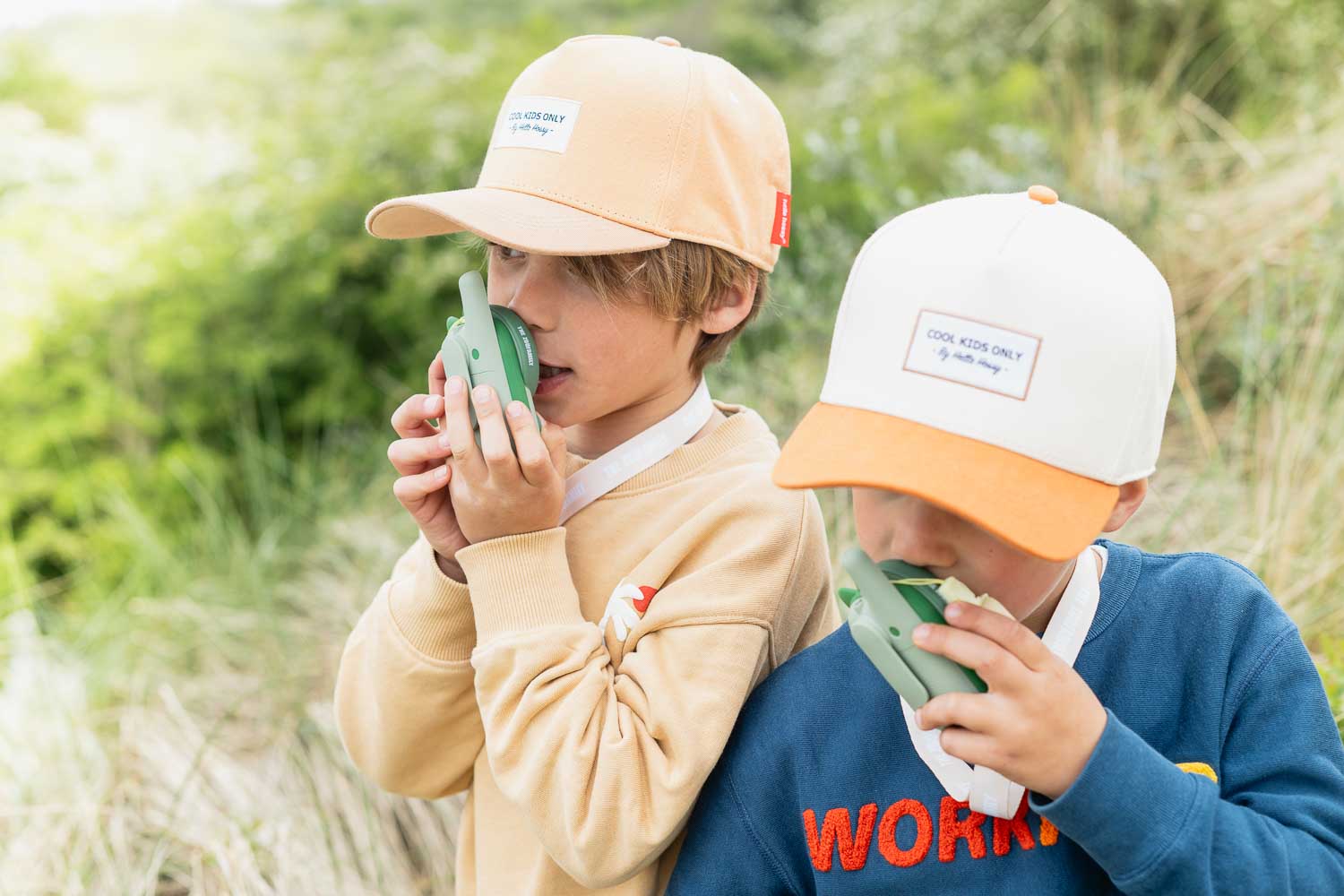 The zoofamily walkie talkie_dino green dino green Racijos vaikams vaikiškos racijos