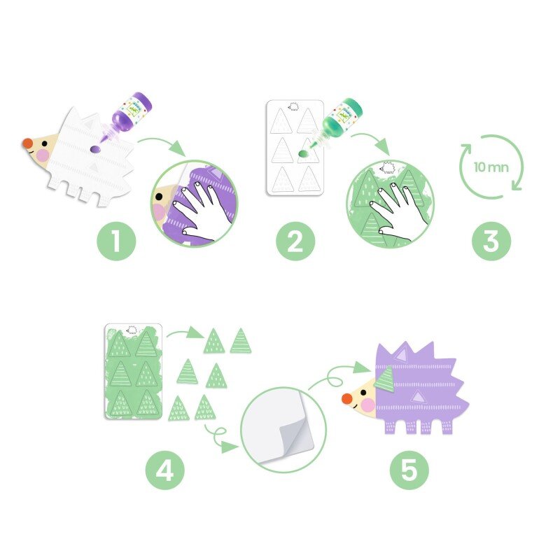 djeco tapyba pirstais kurybinis rinkinys