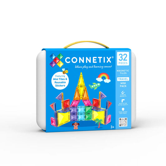 Connetix 32 dalių mini magnetinis konstruktorius - Travel pack