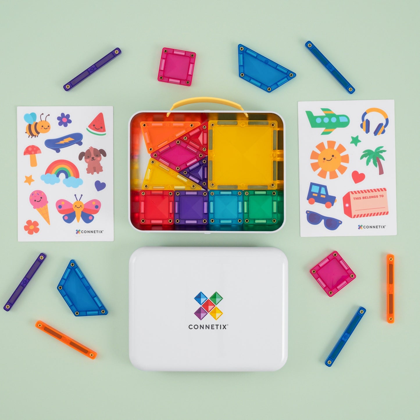 Connetix 32 dalių mini magnetinis konstruktorius - Travel pack