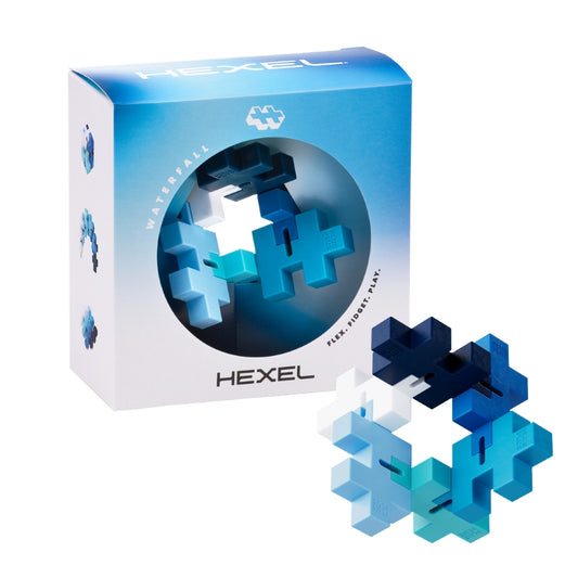 plus plus antistresinis zaislas hexel waterfall edukaciniai zaislai
