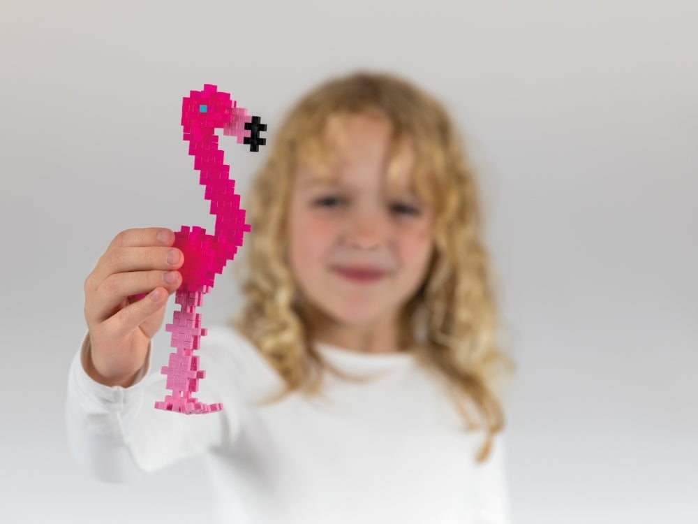 plus plus konstruktorius flamingas 100 detaliu edukaciniai zaislai child playing lavinamieji zaislai