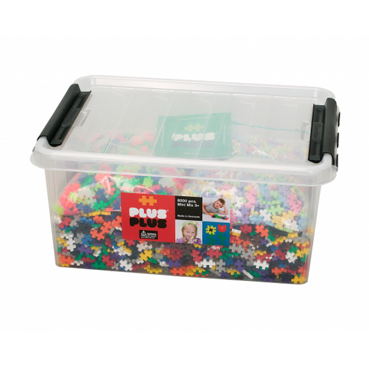 plus plus konstruktorius mini mix 6000 detaliu rinkinys edukaciniai zaislai
