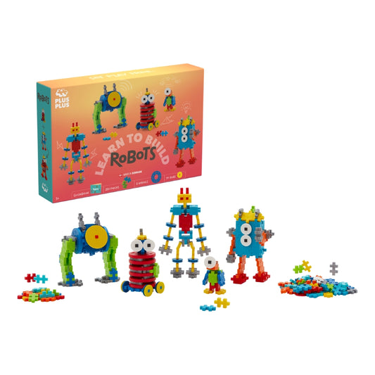 plus plus konstruktorius mokausi statyti robotus 250 detaliu edukaciniai zaislai