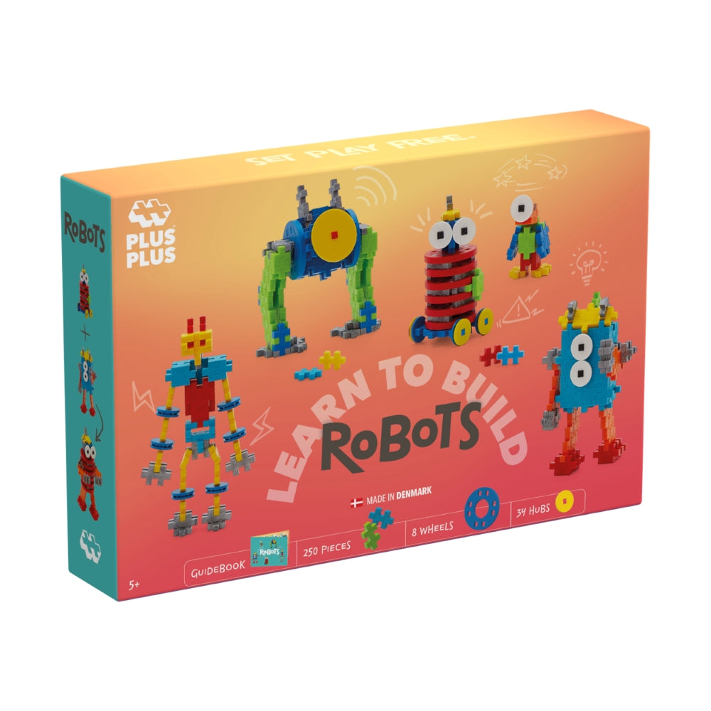 plus plus konstruktorius mokausi statyti robotus 250 detaliu edukaciniai zaislai lavinamieji zaislai