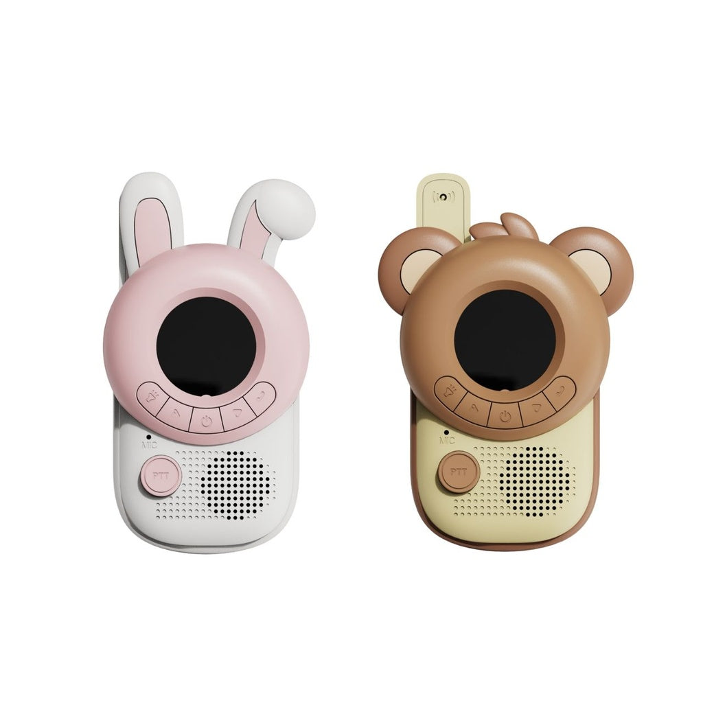 zoofamily walkie talkie rabbit bear racijos vaikams