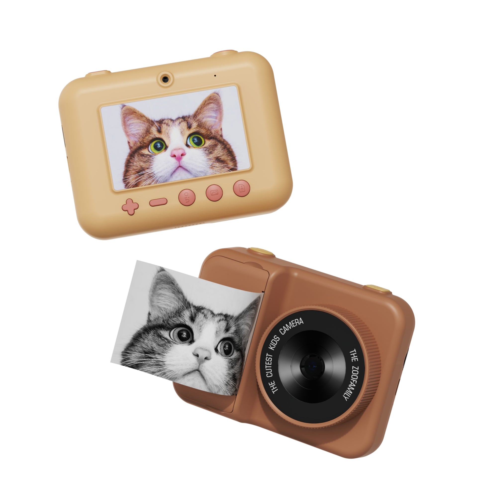 zoofamily zoo print bear momentinis vaikiskas fotoaparatas printing pictures