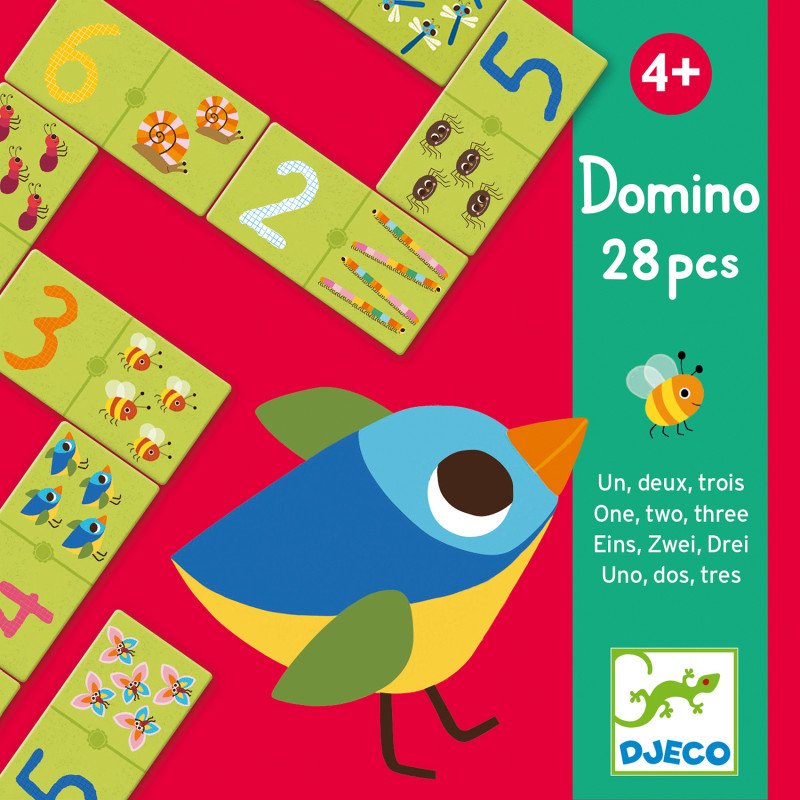 Djeco žaidimas Domino 1,2,3