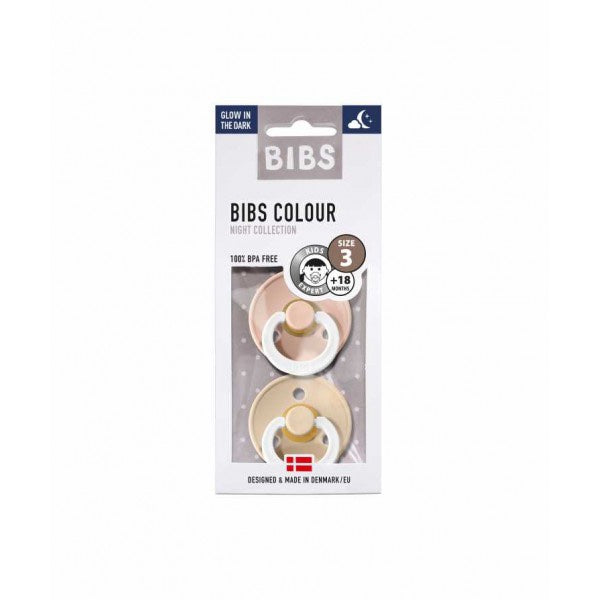 Bibs Ciulptukai Svieciantys tamsoje 3 dydis 18 36 men Blush Glow Vanilla Glow