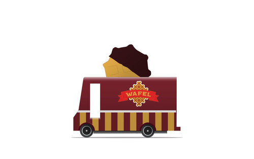 CandyLab Vaflių sunkvezimis medinis automobilis mediniai zaisai