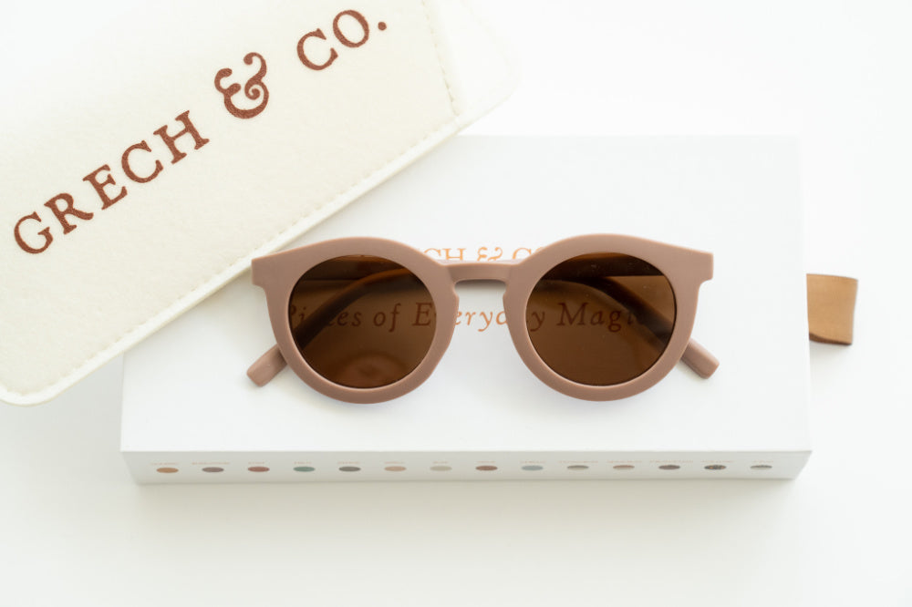 Grech&Co vaikiški akiniai nuo saulės Burlwood Mini