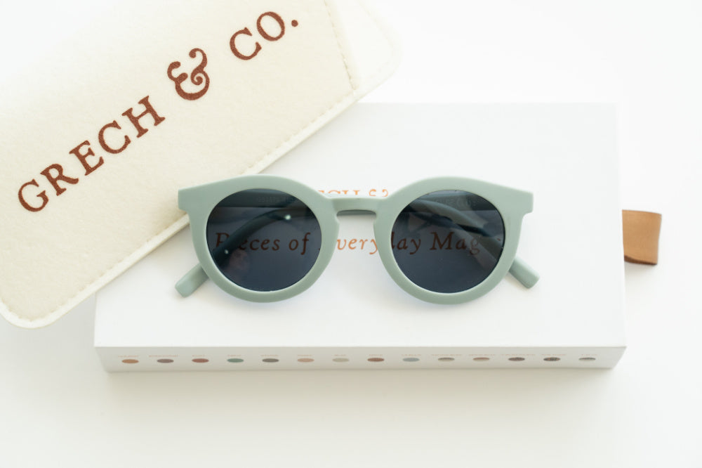 Grech&Co vaikiški akiniai nuo saulės Light blue Mini