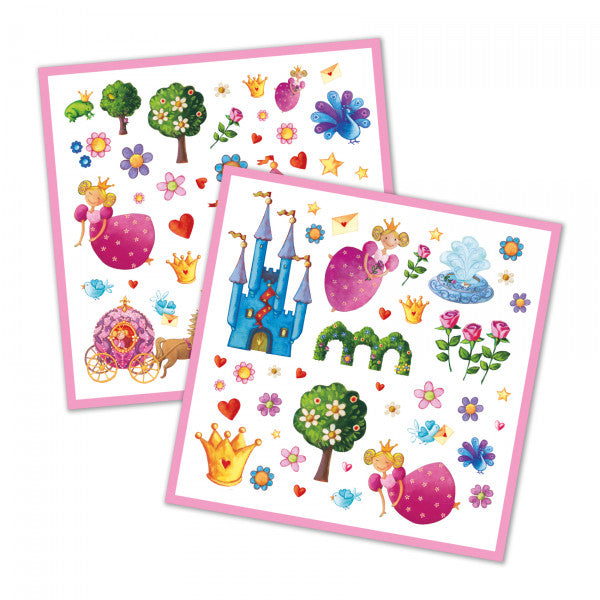 Lipdukai vaikams Djeco Princeses set