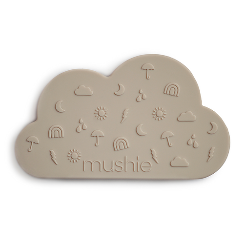 Mushie Silikoninis kramtukas Cloud Gray Debeselis Teether