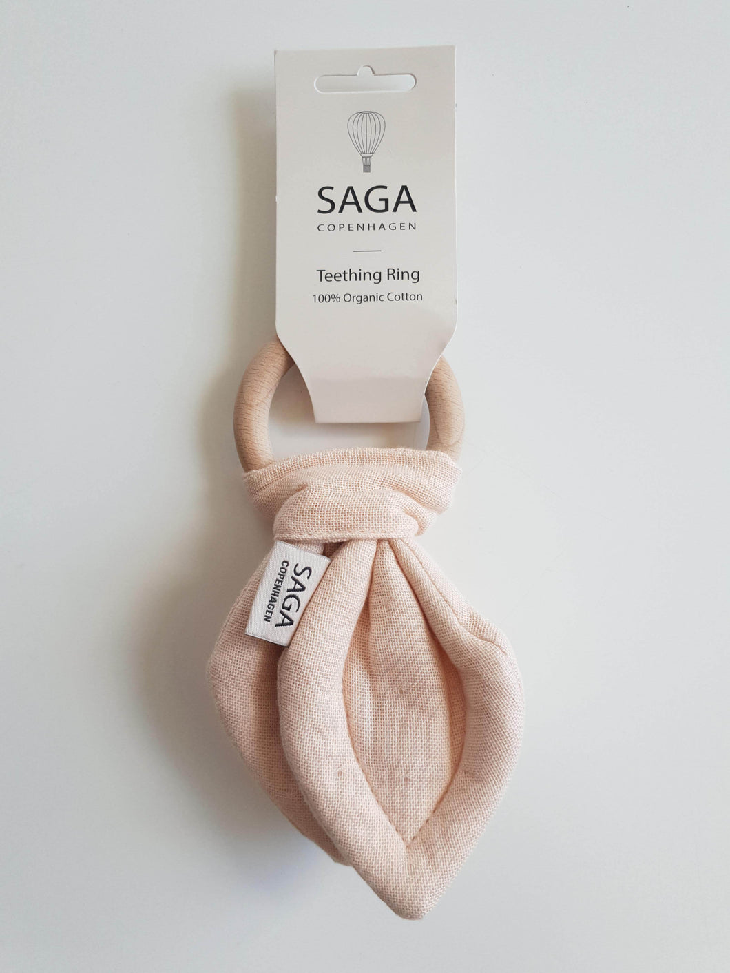 Saga Copenhagen medinis kramtukas Pink Pale Bunny Ears