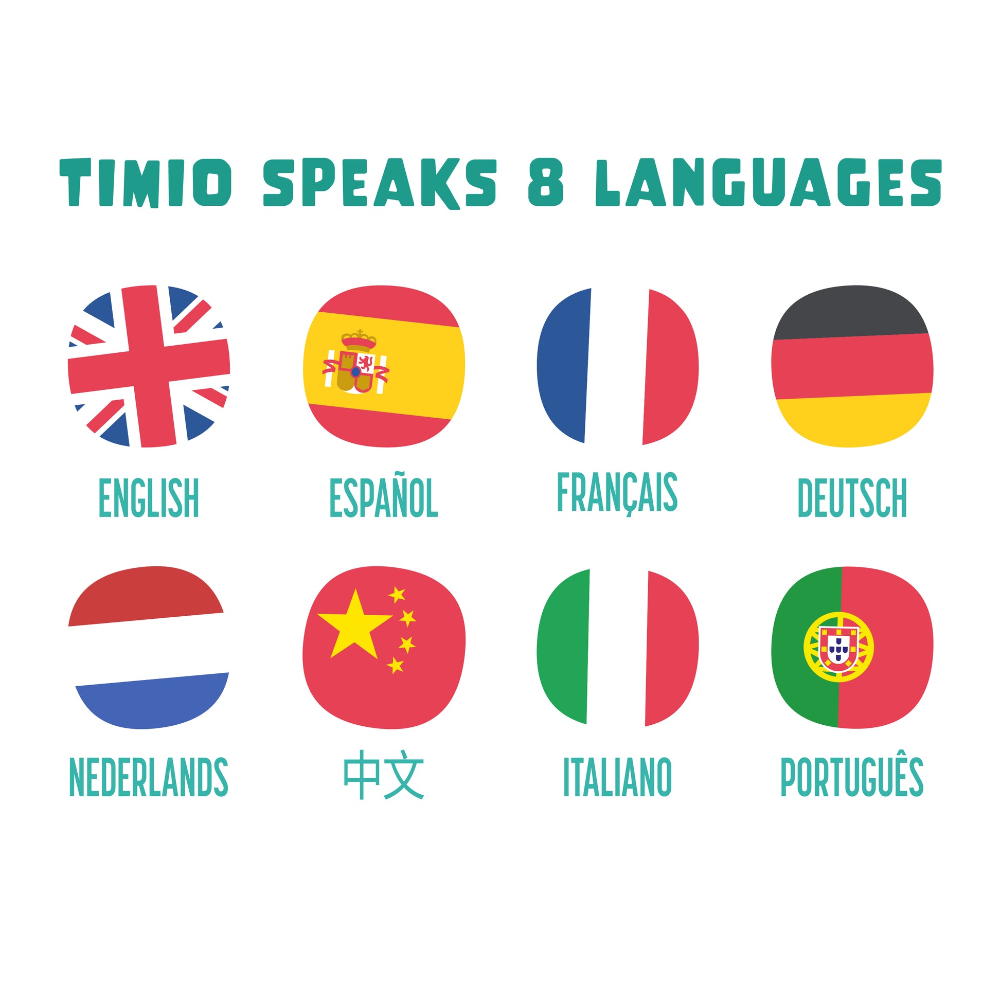 TIMIO muzikos grotuvas vaikams edukaciniai interaktyvus zaislai 8 kalbos