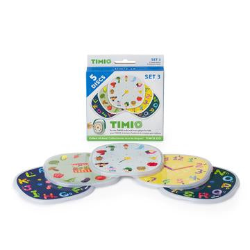 TIMIO muzikos grotuvo vaikams disku rinkinys 3 edukaciniai interaktyvus zaislai lavinamieji zaislai full set