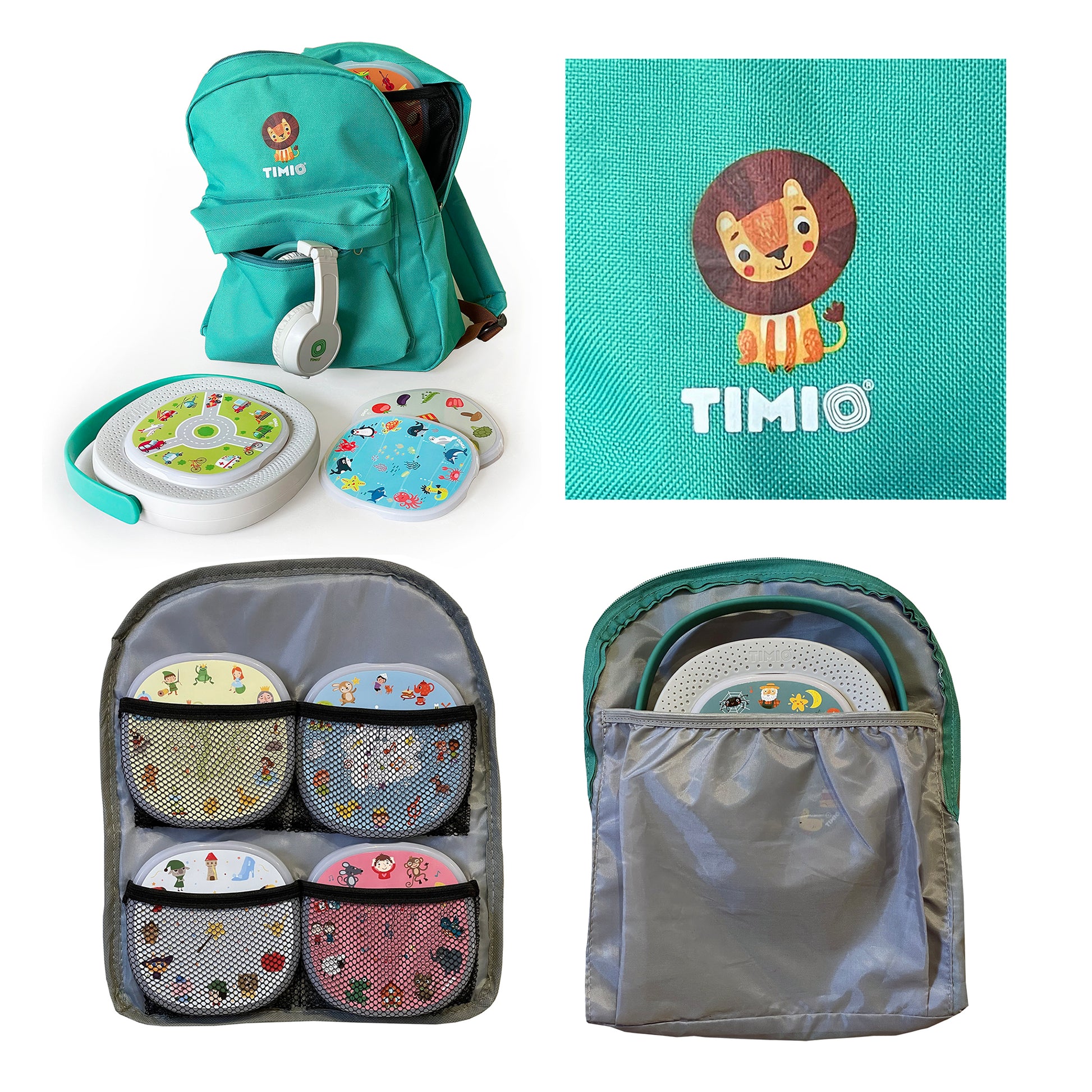 TIMIO vaikiska kuprine timio grotuvas vaikams full set